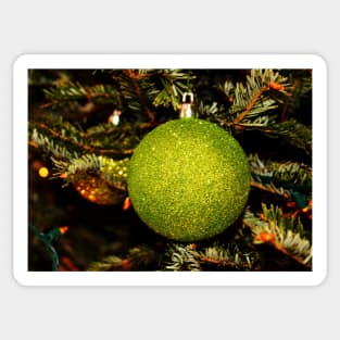 Green Ornament Sticker